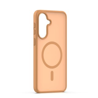 Nakładka Mag Matt do Samsung Galaxy A57 brązowa big hole