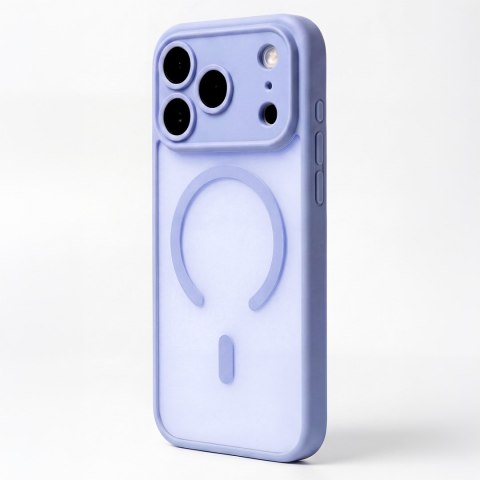 Nakładka Mag Matt do Samsung Galaxy A57 jasnoniebieska big hole