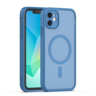 Nakładka Mag Matt do iPhone 11 ciemnoniebieska camera protection