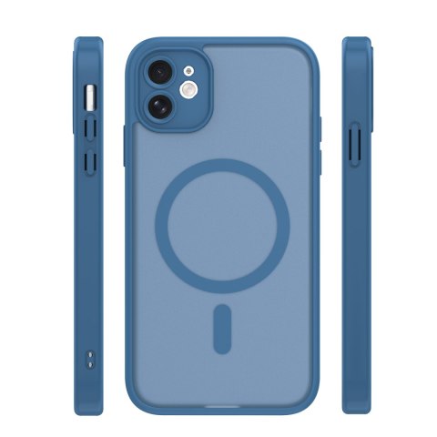 Nakładka Mag Matt do iPhone 11 ciemnoniebieska camera protection