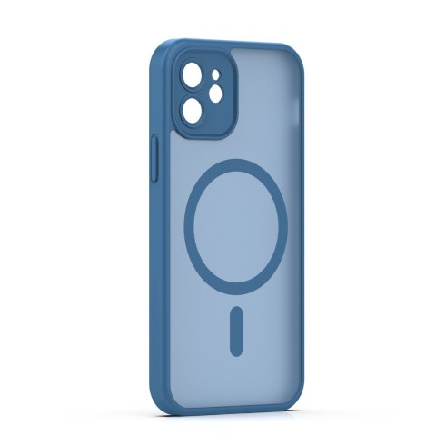 Nakładka Mag Matt do iPhone 12 6,1" ciemnoniebieska camera protection
