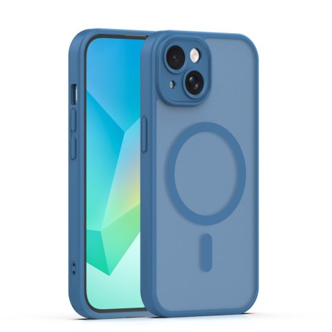 Nakładka Mag Matt do iPhone 14 6,1" ciemnoniebieska camera protection
