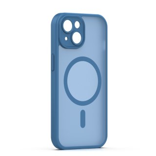 Nakładka Mag Matt do iPhone 14 6,1" ciemnoniebieska camera protection