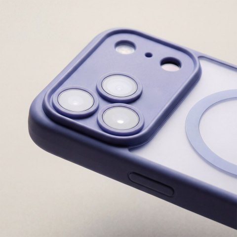 Nakładka Mag Matt do iPhone 14 Pro 6,1" jasnoniebieska camera protection