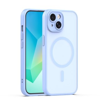 Nakładka Mag Matt do iPhone 15 6,1" jasnoniebieska camera protection