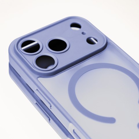 Nakładka Mag Matt do iPhone 15 6,1" jasnoniebieska camera protection