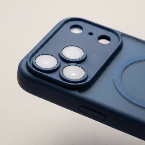 Nakładka Mag Matt do iPhone 16 6,1" ciemnoniebieska camera protection