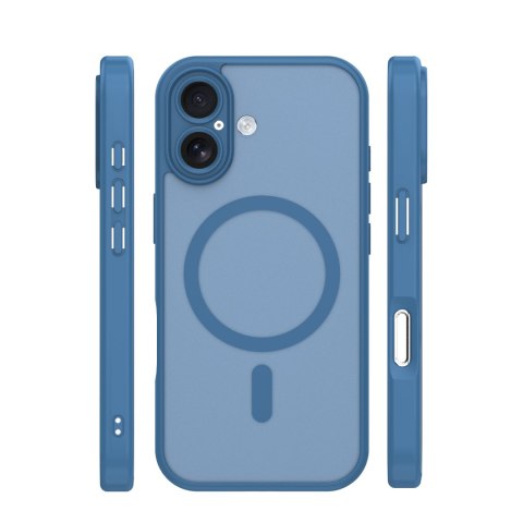 Nakładka Mag Matt do iPhone 17 6,3'' ciemnoniebieska camera protection