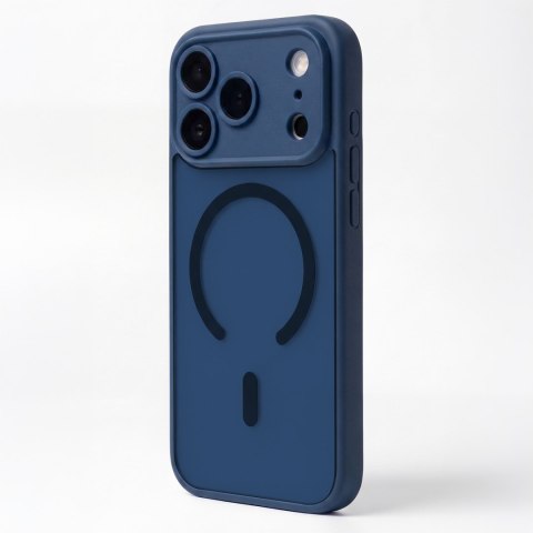 Nakładka Mag Matt do iPhone 17 6,3'' ciemnoniebieska camera protection