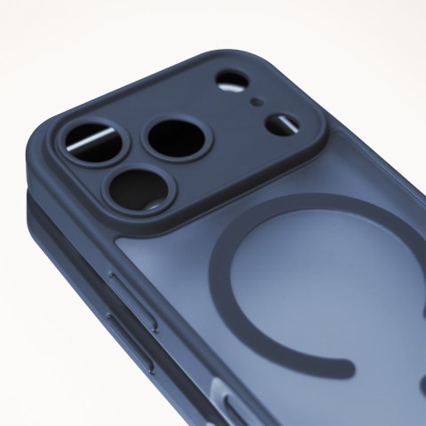 Nakładka Mag Matt do iPhone 17 6,3'' ciemnoniebieska camera protection
