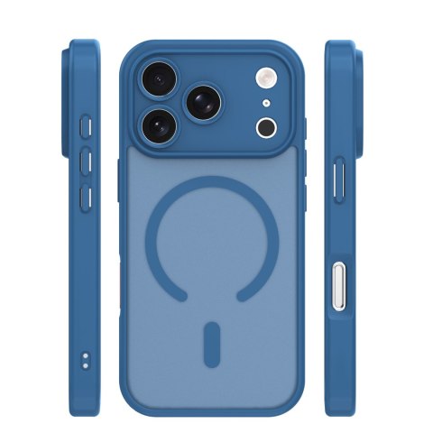 Nakładka Mag Matt do iPhone 17 Pro Max 6,9'' ciemnoniebieska camera protection