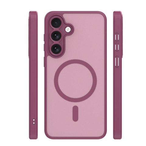 Nakładka Mag Matt do Samsung Galaxy A16 4G / A16 5G / A17 4G / A17 5G bordowa big hole