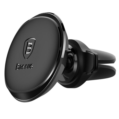Baseus uchwyt samochodowy magnetyczny z klipsem na kabel czarny new2 do kratki Baseus uchwyt samochodowy magnetyczny z klipsem na kabel czarny new2 do kratki