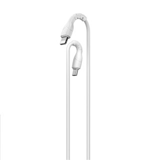 Devia kabel Kintone EC150 USB-C - Lightning 1,0 m 27W 3A biały