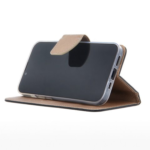 Etui Smart Fancy do Samsung Galaxy A15 4G / A15 5G czarno-złote Etui Smart Fancy do Samsung Galaxy A15 4G / A15 5G czarno-złote