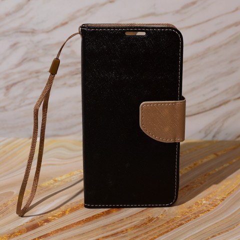 Etui Smart Fancy do Samsung Galaxy A15 4G / A15 5G czarno-złote Etui Smart Fancy do Samsung Galaxy A15 4G / A15 5G czarno-złote