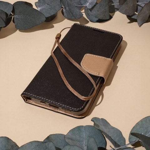 Etui Smart Fancy do Samsung Galaxy A15 4G / A15 5G czarno-złote Etui Smart Fancy do Samsung Galaxy A15 4G / A15 5G czarno-złote