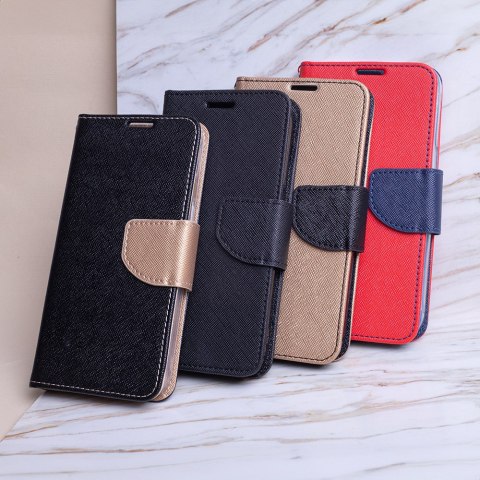 Etui Smart Fancy do Samsung Galaxy A15 4G / A15 5G czarno-złote Etui Smart Fancy do Samsung Galaxy A15 4G / A15 5G czarno-złote