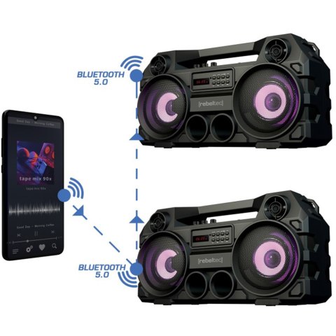 Rebeltec głośnik Bluetooth SoundBOX 465 czarny Rebeltec głośnik Bluetooth SoundBOX 465 czarny