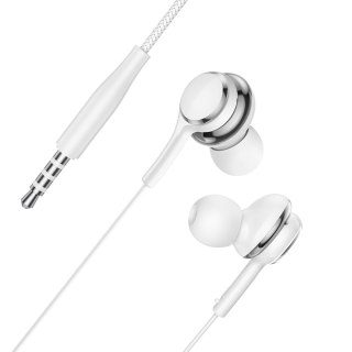 WIWU słuchawki przewodowe EB310 jack 3,5mm białe