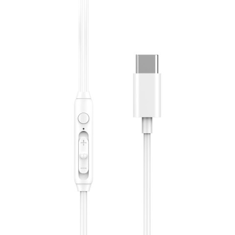 WIWU słuchawki przewodowe EB314 USB-C białe WIWU słuchawki przewodowe EB314 USB-C białe