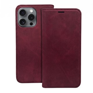 Etui Smart Suede do Google Pixel 11 Pro XL bordowe
