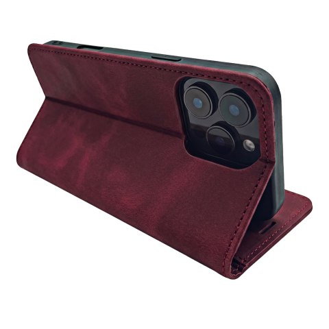 Etui Smart Suede do Google Pixel 11 bordowe