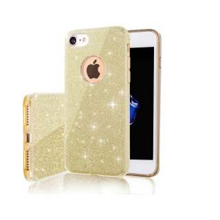 Nakładka Glitter 3w1 do Samsung Galaxy A27 5G złota