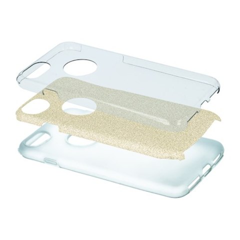 Nakładka Glitter 3w1 do Samsung Galaxy A27 5G złota