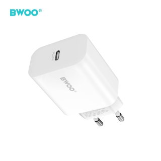 BWOO ładowarka sieciowa CDA233 PD 20W 1x USB-C biała