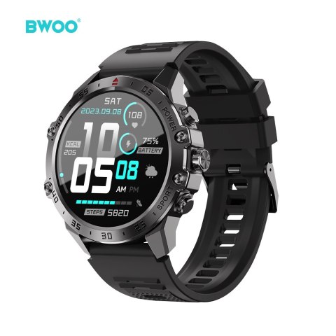 BWOO smartwatch WA-08 1,43" AMOLED czarny