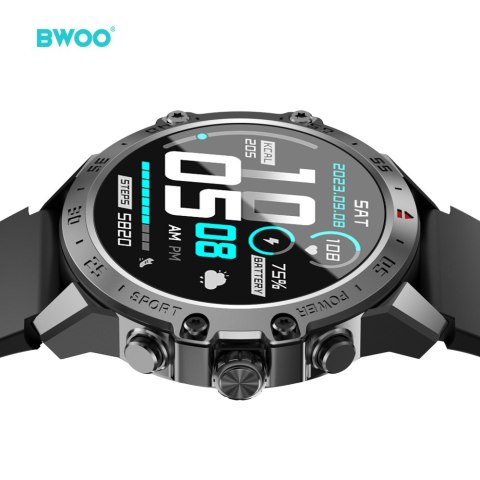 BWOO smartwatch WA-08 1,43" AMOLED czarny