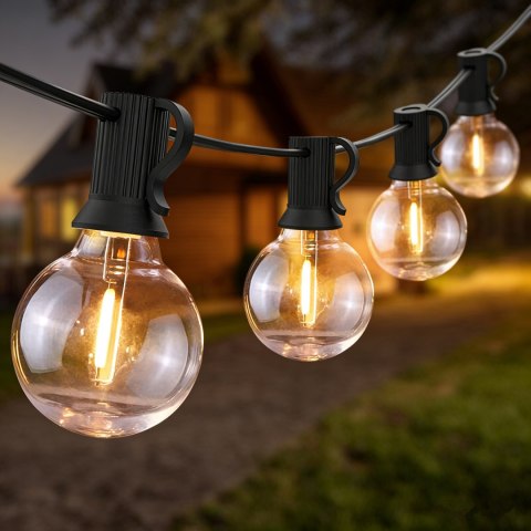 Forever Light Girlanda Solarna LED SUNARI FLS-180 8.5m 10+1 żarówek przezroczystych 1800mAh + pilot