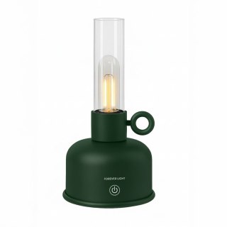 Forever Light Lampa naftowa LED Vintage FLR-04 butelkowa zieleń