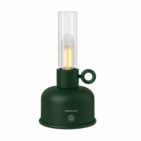 Forever Light Lampa naftowa LED Vintage FLR-04 butelkowa zieleń