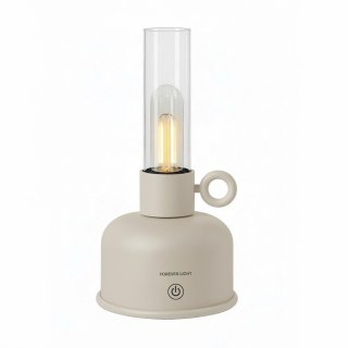 Forever Light Lampa naftowa LED Vintage FLR-05 jasny beż