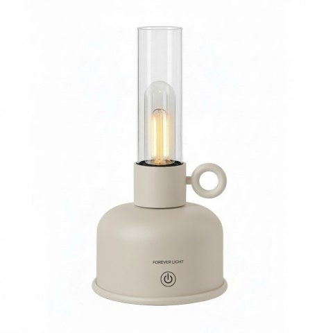 Forever Light Lampa naftowa LED Vintage FLR-05 jasny beż