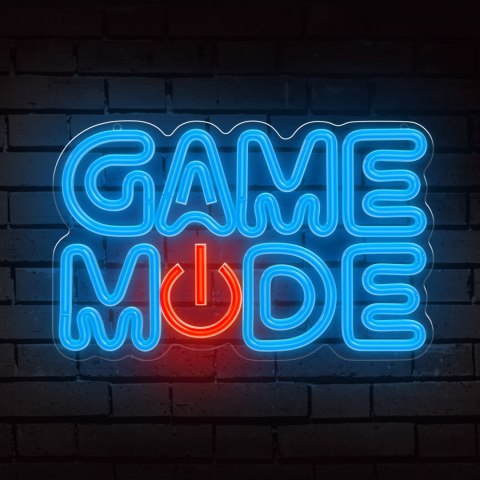 Forever Light Neon PLEXI LED GAME MODE niebiesko czerwony FPNE38
