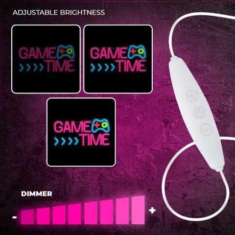 Forever Light Neon PLEXI LED GAME TIME multikolor FPNE34