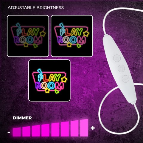 Forever Light Neon PLEXI LED PLAYROOM multikolor FPNE39