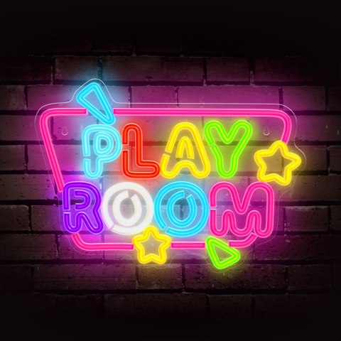 Forever Light Neon PLEXI LED PLAYROOM multikolor FPNE39