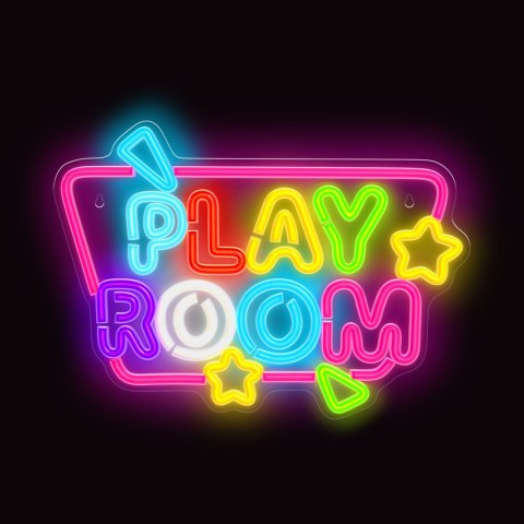Forever Light Neon PLEXI LED PLAYROOM multikolor FPNE39