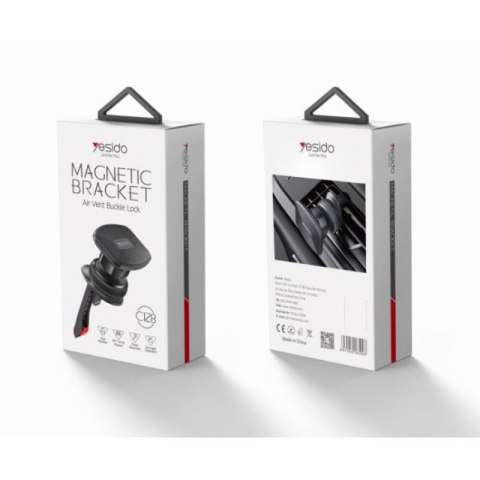 Yesido C128 magnetyczny Uchwyt Samochodowy do Kratki, BLACK / CZARNY