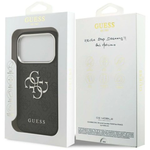 Etui Guess 4G Big 4G Classic Logo na iPhone 17 Pro Max - czarne