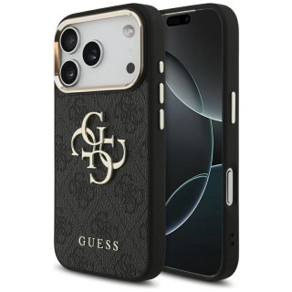Etui Guess 4G Big 4G Classic Logo na iPhone 17 Pro - czarno-złote