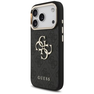 Etui Guess 4G Big 4G Classic Logo na iPhone 17 Pro - czarno-złote