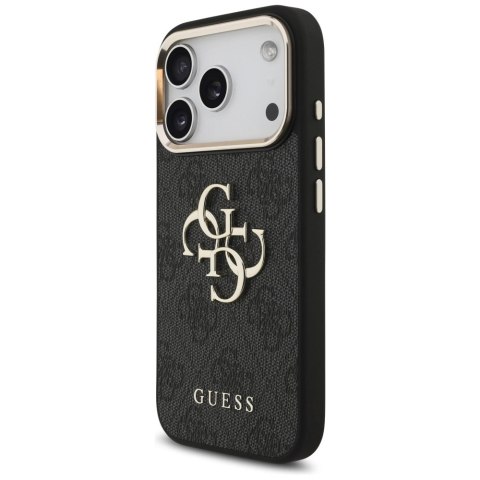 Etui Guess 4G Big 4G Classic Logo na iPhone 17 Pro - czarno-złote