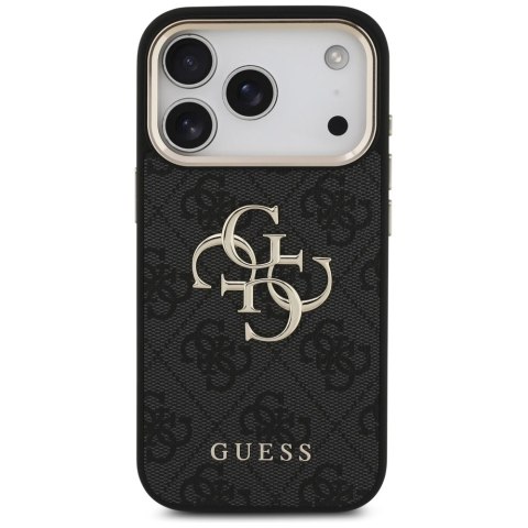 Etui Guess 4G Big 4G Classic Logo na iPhone 17 Pro - czarno-złote