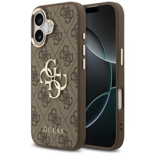 Etui Guess 4G Big 4G Classic Logo na iPhone 17 - brązowo-złote