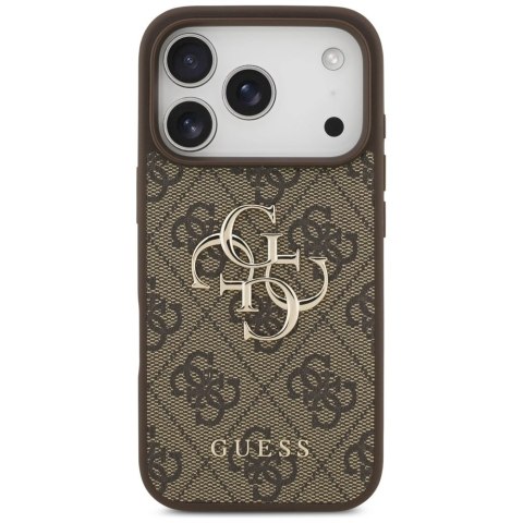 Etui Guess 4G Big Logo do iPhone 17 Pro - brązowe